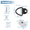 X AUTOHAUX 4 Sets T Slot Nuts Fits Screws with