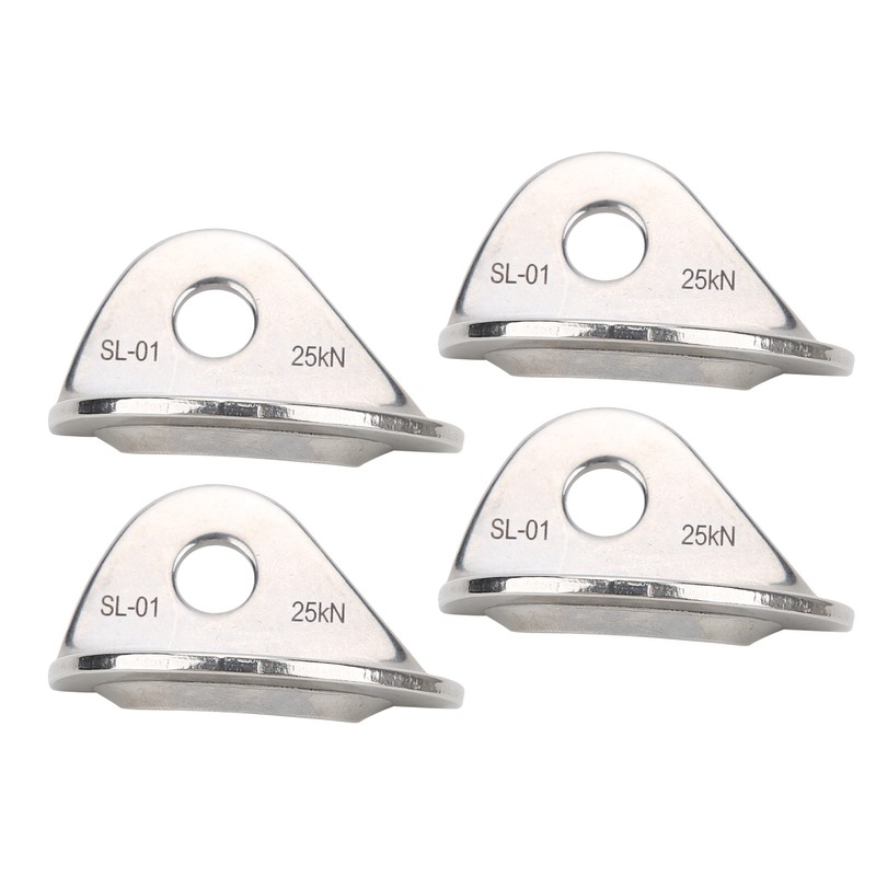 4 Pcs Climbing Hanger Stainless Steel Durable Rock Climbing Accessories