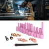 46Pcs TIG Welding Accessory Cup Gasket Collet Lens Tool Set