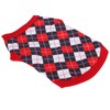 Pet Pig Spring Summer Sleeveless TShirt Pet Vest Sweatshirt Rhombus