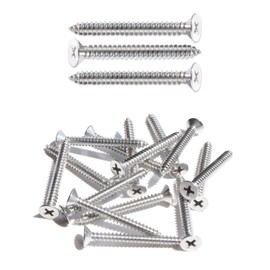 IMScrews 50pcs #12 x 2" (50mm) Stainless Flat Head Phillips Wood Screws 18-8 (304) Stainless Steel Countersunk Self Tapping Screws