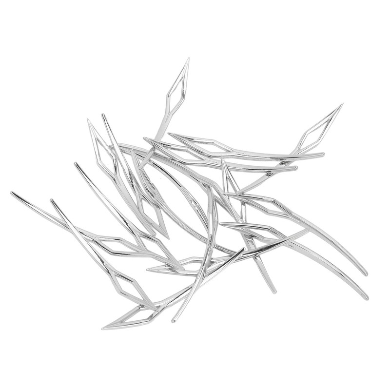 18pcs Rhombic Dreadlocks Interlocking Tool Alloy Dreadlocks Tightening Tool Accessories