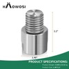 HAowosi Lathe Headstock Spindle Adapter,Converts FT 3/4" x 16 to