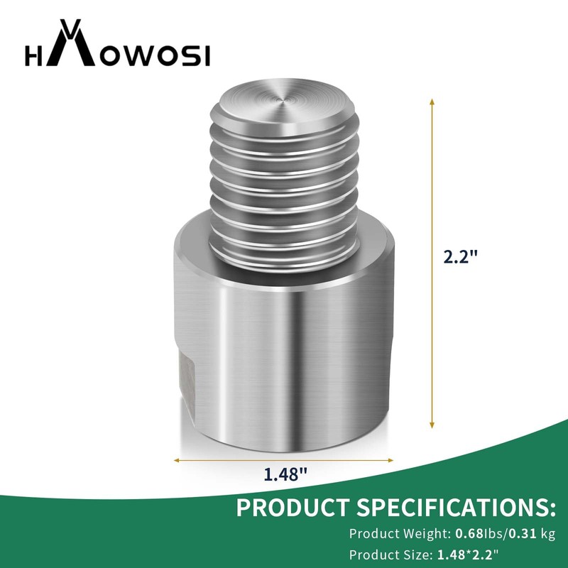 HAowosi Lathe Headstock Spindle Adapter,Converts FT 3/4" x 16 to