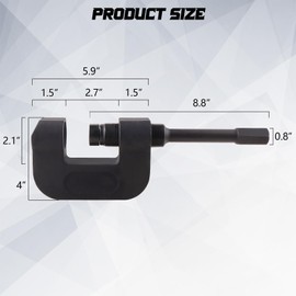 Fumrtcy Professional Brake Anchor Pin Press Kit, 10-Ton Capacity for Class 6-8 Semi Trucks & Trailers Compatible with Freightliner, Kenworth, Peterbilt, Mack, Volvo S-Cam Brake System Tool