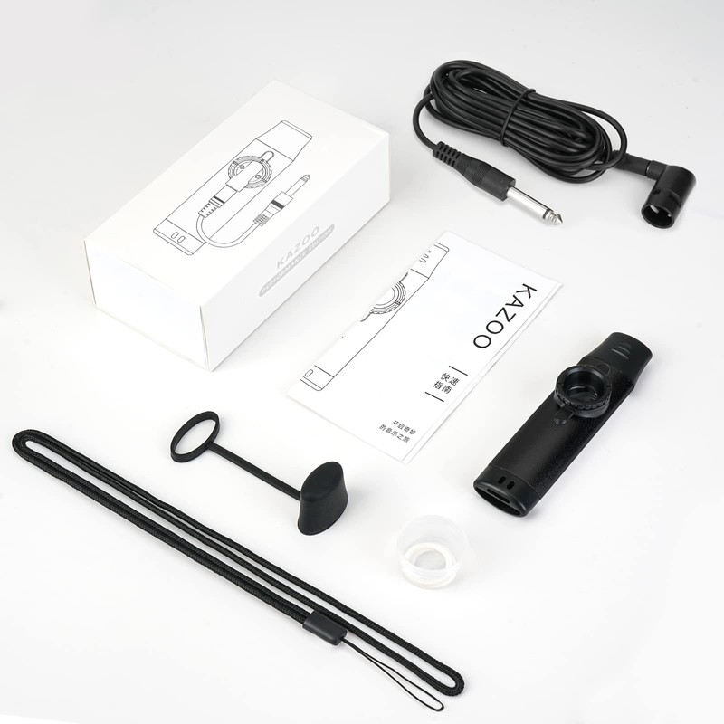 Metal Electric Kazoo with Pickup(Electric Black)