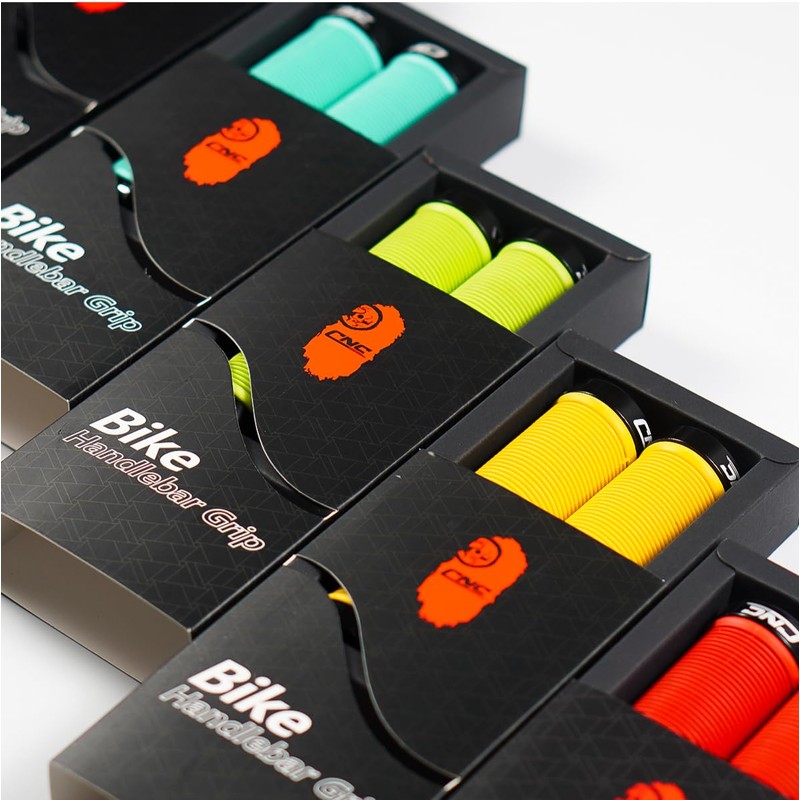 CNCLOL Mountain Bike Handlebar Grips,Bicycle Handlebar Grips for MTB/BMX,Red