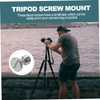 LABRIMP 5pcs Camera Mount Screws Quick Release Adapter for Tripods