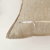 LIGICKY Set of 2 Linen Throw Pillow Covers 18x18 Inch