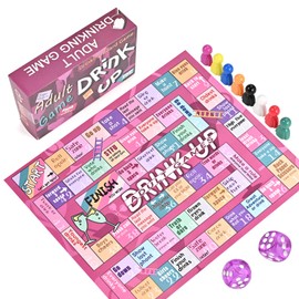 Faburo Drinking Games, Fun Adult Game, Chutes and Ladders Party Game, Snakes and Ladders Gift Set for Adults, Teens & Parties, Birthday Night Party Game