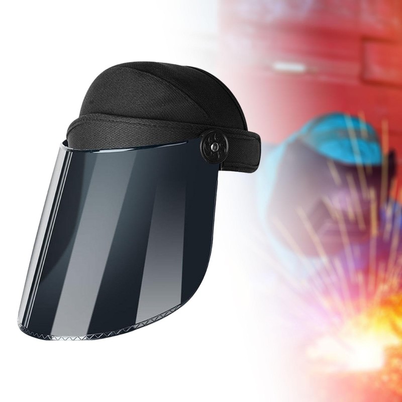 Dickly Full Face Protection for Welders, Clear Visor Mask, Headgear