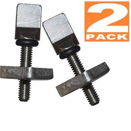 Set of 2 Stainless Steel No Tools Required Fin Screw 14x14 mm Long Board for Center Fin/SUP/Long Board/airSUP For Bolt Screw