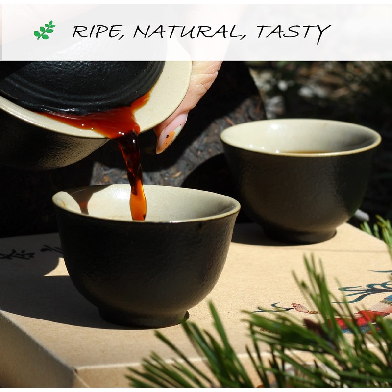 Three Pagodas - Puerh Tea in Bamboo Leaf Tube (80