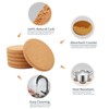 Cork Coasters for Drinks Absorbent - 6 Pcs Cork Coasters