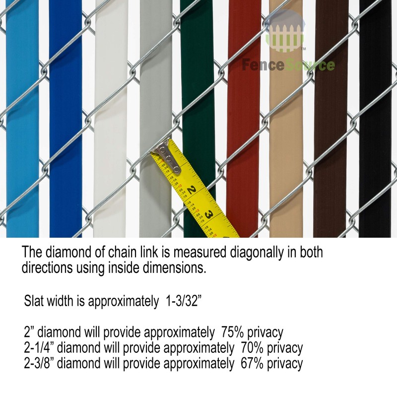 Fence Source Double-Double Bottom Locking Privacy Fence Slat (9 Colors)