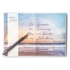 bentino Sympathy Card with Music Beach, High-Quality Sympathy Card in