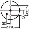 Panasonic Light Fixture (Panasonic) Everleds Small LED Down Ceiling (Receive
