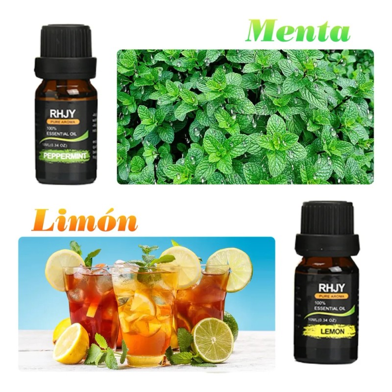 Kit De 14 Aceites Esenciales Aromaterapia 100% Puro 10ml Spa