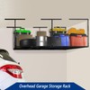 Soywey 3 x 8FT Overhead Garage Storage Rack, Adjustable Ceiling