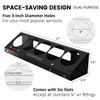 UNITEDPOWER Pneumatic Tool Holder Lockable/Aerosol Rack Combo, Wall Mounted Spray