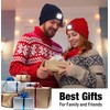 Hatlight Unisex LED Beanie,USB Rechargeable Winter Flashlight,Christmas Beanie with a