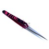 Stainless Steel Jeweler Style Tweezers #N1 Pink Black Zebra Color