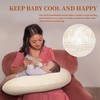 Pro Goleem Muslin Nursing Pillow Cover, 100% Cotton Soft Breathable