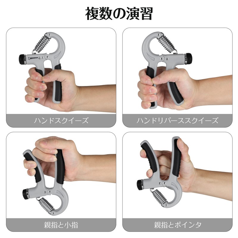 YOKELLMUX Grip Strengthener for Men and Women, Hand Grip Strength