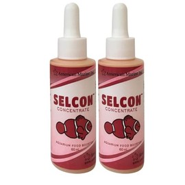 Generic Selcon American marine Aquarium Fish Food (2 Small Bottles = 120mL Total)