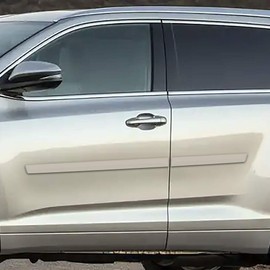 Dawn Enterprises FE2-HIGH14 Finished End Body Side Molding Compatible with Toyota Highlander - Celestial Silver Metallic (1J9)