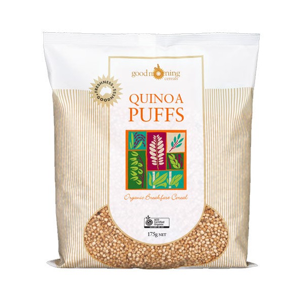GOOD MORNING CEREALS Quinoa Puffs Organic 175g