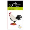 Fridolin 3D Paper Model – Cockerel Colourful