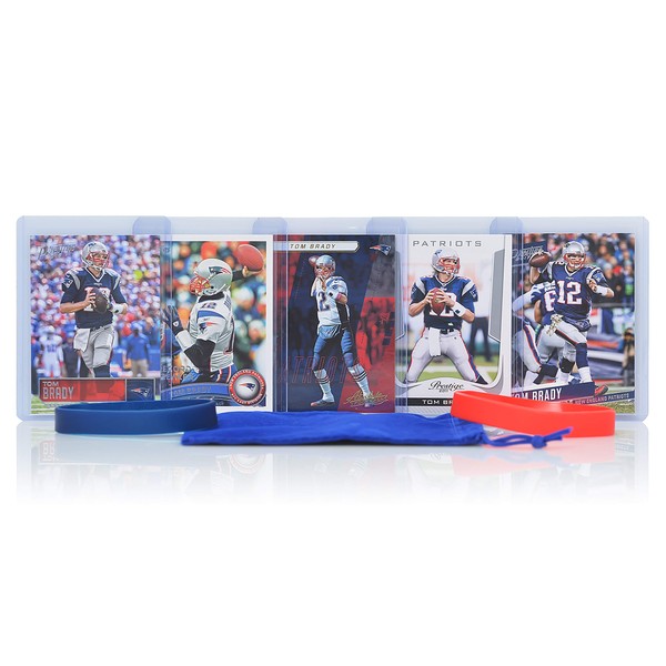 Tom Brady Football Cards Assorted (5) Bundle - New England