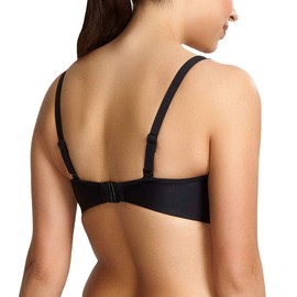 Panache Women's Anya Riva Twist Bandeau Underwire Bikini Top, Black, 34G