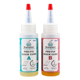 Brampton PRO-FIX Quick Cure Golf Epoxy - 1 Hour Golf Club Repair - Golf Epoxy for All Golf Shafts, Golf Heads, Drivers, Putters, and Irons - Engineered for The Golf Industry (4 oz Kit)