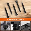 #12 x 1 Hex Socket Self Tapping Screws, Stainless Steel