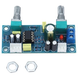 Filter Preamp Board PCB 2 Channel Low Pass Circuit Pre AMP Amplifier Boards 12‑24V