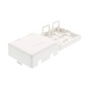 Networx 2-Port Ethernet Keystone Jack Surface Mount Box, Unloaded, White