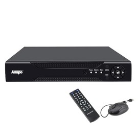 4-Channel PoE Network Video Recorder, 4ch H.265 Security NVR, 2MP 5MP 8MP Support, VGA/HDMI Output