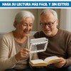 QICHEN Lupa para Leer Plegable para Personas Mayores, Lupa de