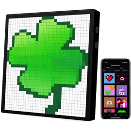 iDotMatrix LED Pixel Display, 32x32 Programmable Pixel Art Display with APP Control for Kids Boys Girls, Creative Animations,Fun Text and Digital Clock, Gaming Accessories for Desk/Wall Room Decor