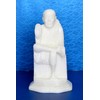 StonKraft 6 Inch Indian White Marble Stone Saibaba, Sai Ram,