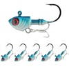 FANGBLUE Jig Head Hook 14g (1/2oz) Fishing Jigging Stainless Steel