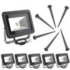 ZSGoes 6 Pack Warm White 10W LED Flood Light Outdoor