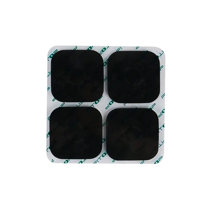 Electrodos 5x5cm Reutilizables Snap Compatibles Compex Fitop Pack 12