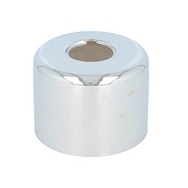 tecuro Threaded Rosette Diameter 27 mm Inner (3/4 Inch) Diameter 67 mm Outside Height 50 mm High-Quality Chrome-Plated Brass Pipe Cover