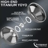 WATIEOBOO Yoyo Professional Titanium YOYO TC4-01