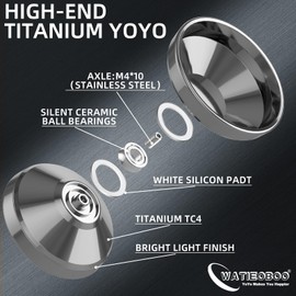WATIEOBOO Yoyo Professional Titanium YOYO TC4-01