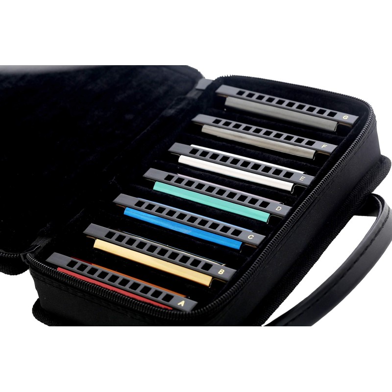 East Top Harmonica Set, 7 Tone Set, Beginner, 7 Tone