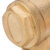 Check Valve, Brass 1-Way 1/2x3/8x10 Thread Connection Air Compressor Check